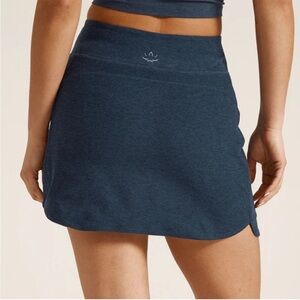 Beyond Yoga Spacedye Athletic Movement Skort Nocturnal Navy Blue Size XL Sporty